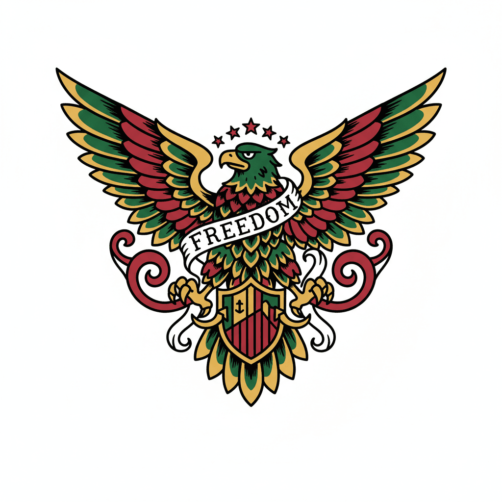 American Traditional tattoo flash design 8