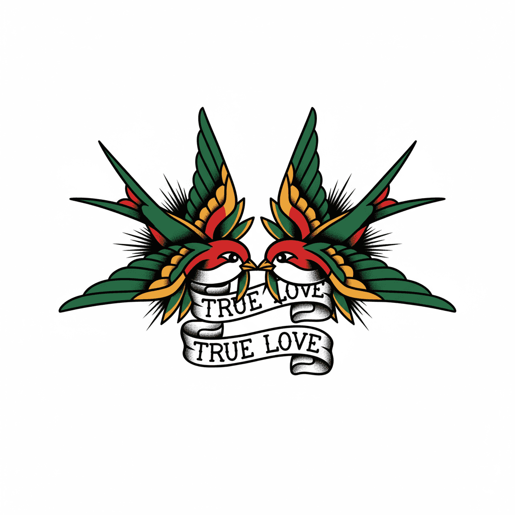 American Traditional tattoo flash design 50