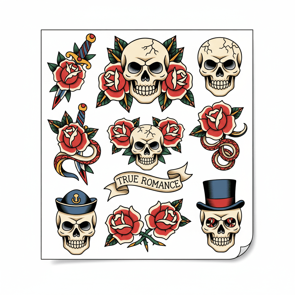 Rose tattoo design 1