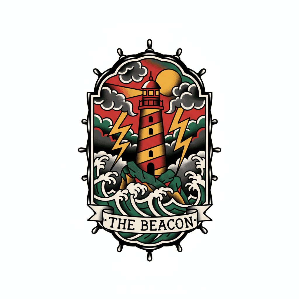 American Traditional tattoo flash design 95