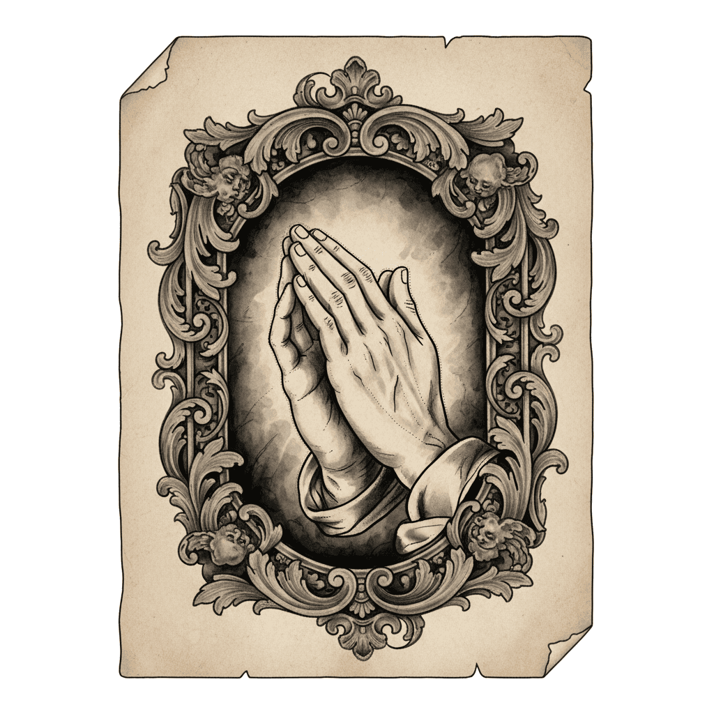 Black & Grey tattoo flash design 70