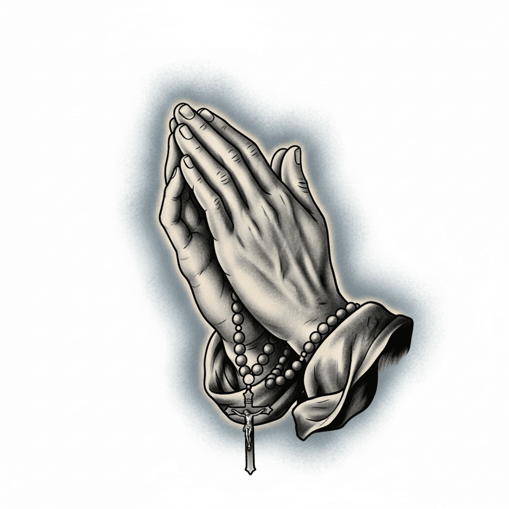 Black & Grey tattoo flash design 75