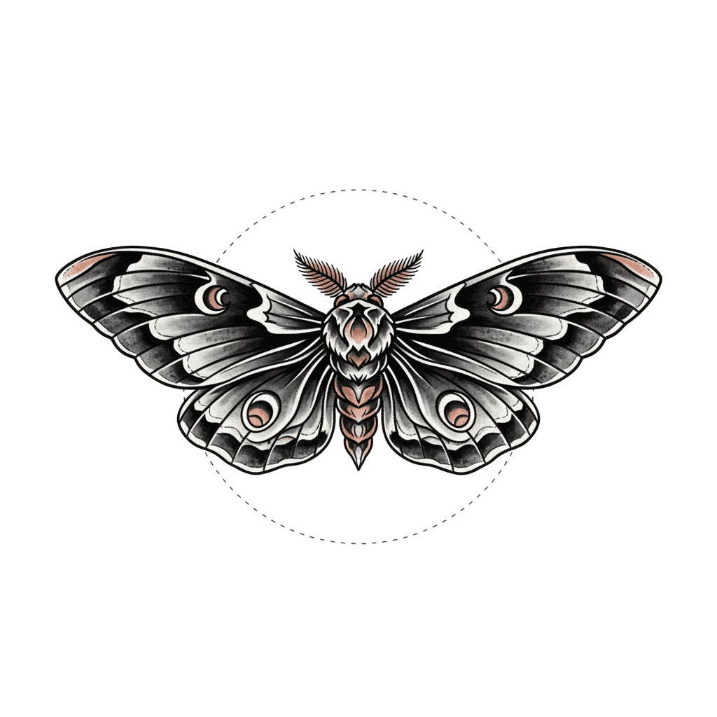 Black & Grey tattoo flash design 83