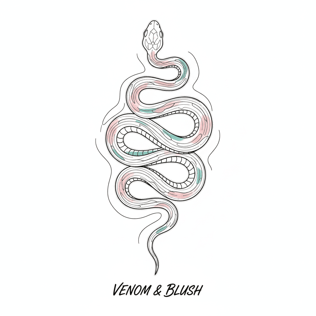 Fine Line tattoo flash design 49