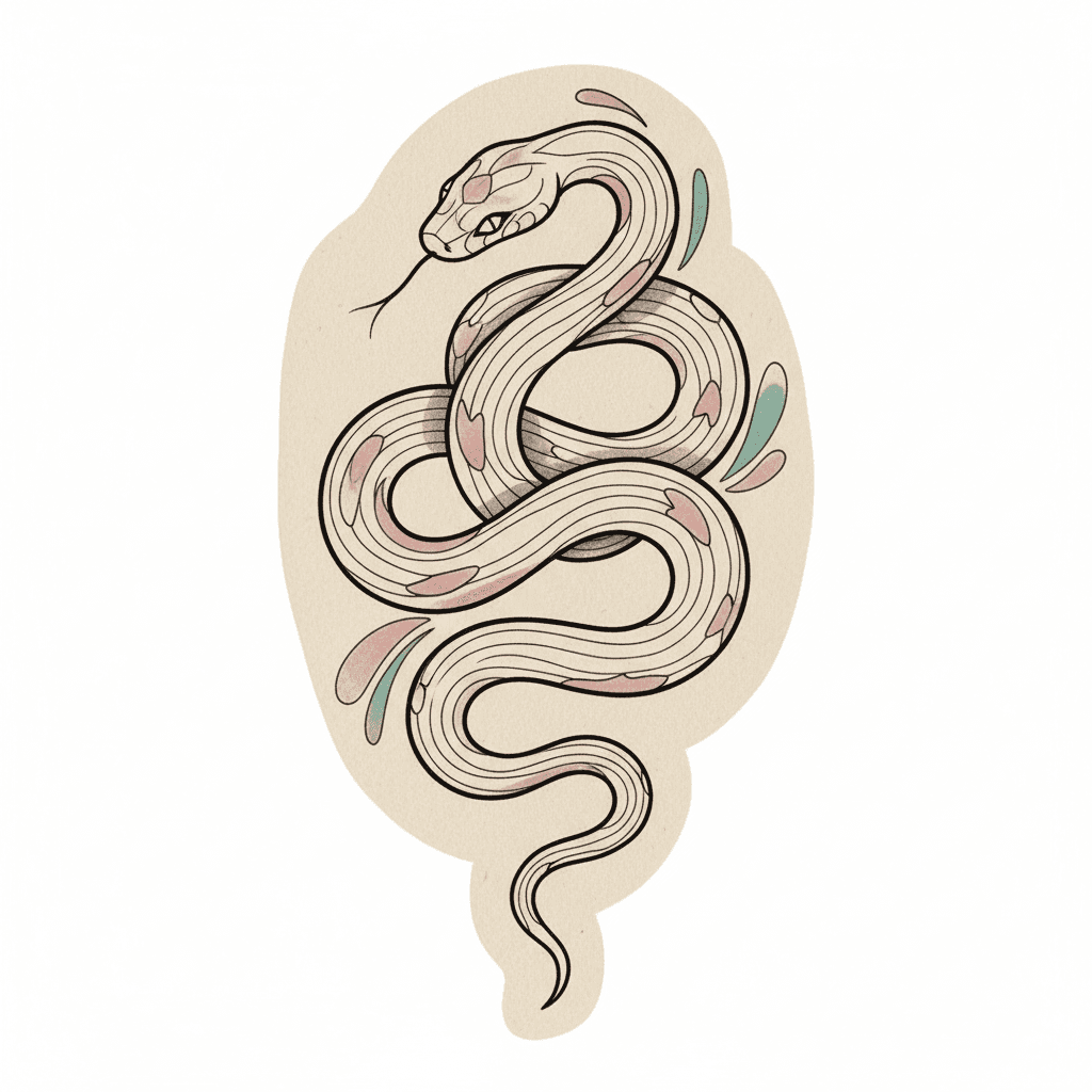 Fine Line tattoo flash design 58