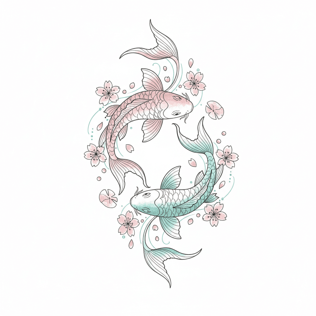 Fine Line tattoo flash design 85