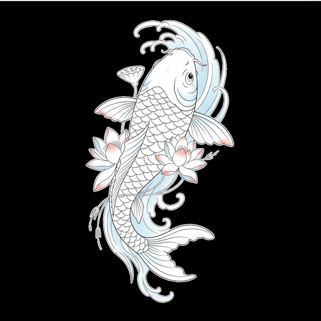 Fine Line tattoo flash design 86