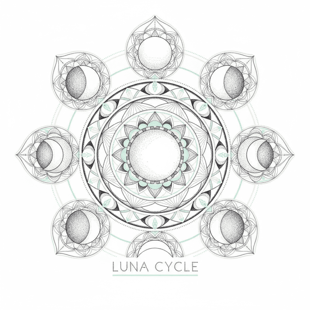 Geometric & Dotwork tattoo flash design 84