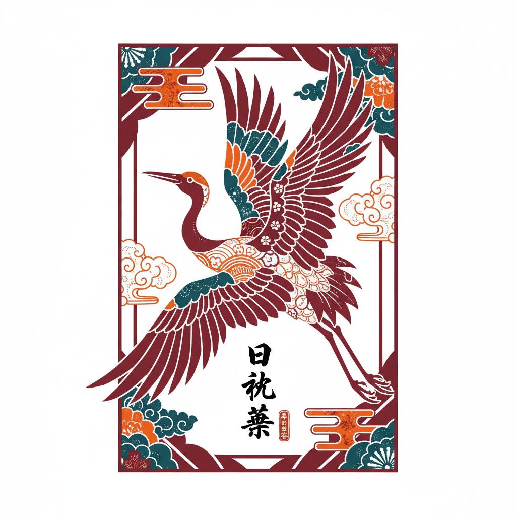 Japanese Irezumi tattoo flash design 69