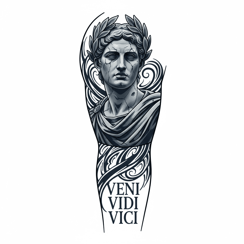 Realism tattoo flash design 110