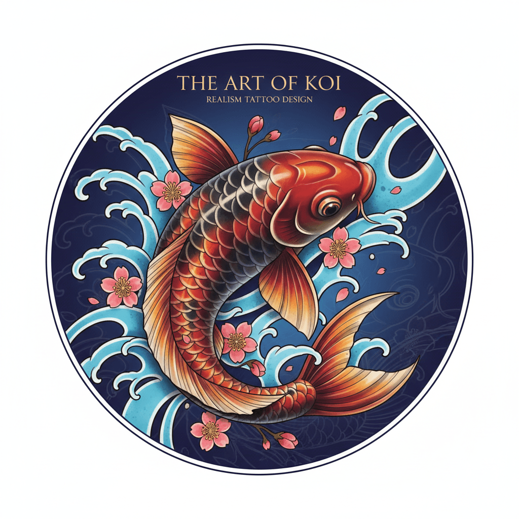 Realism tattoo flash design 128