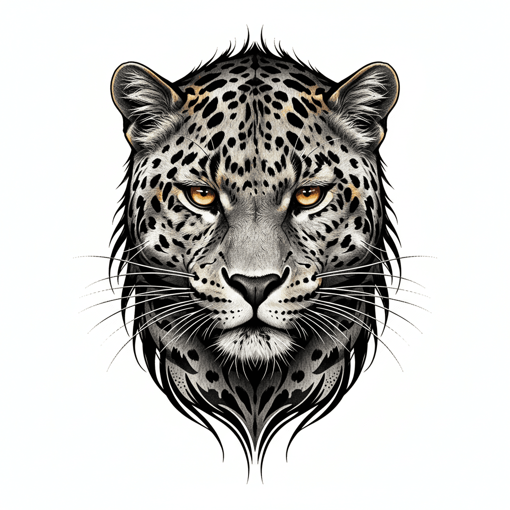 Realism tattoo flash design 139