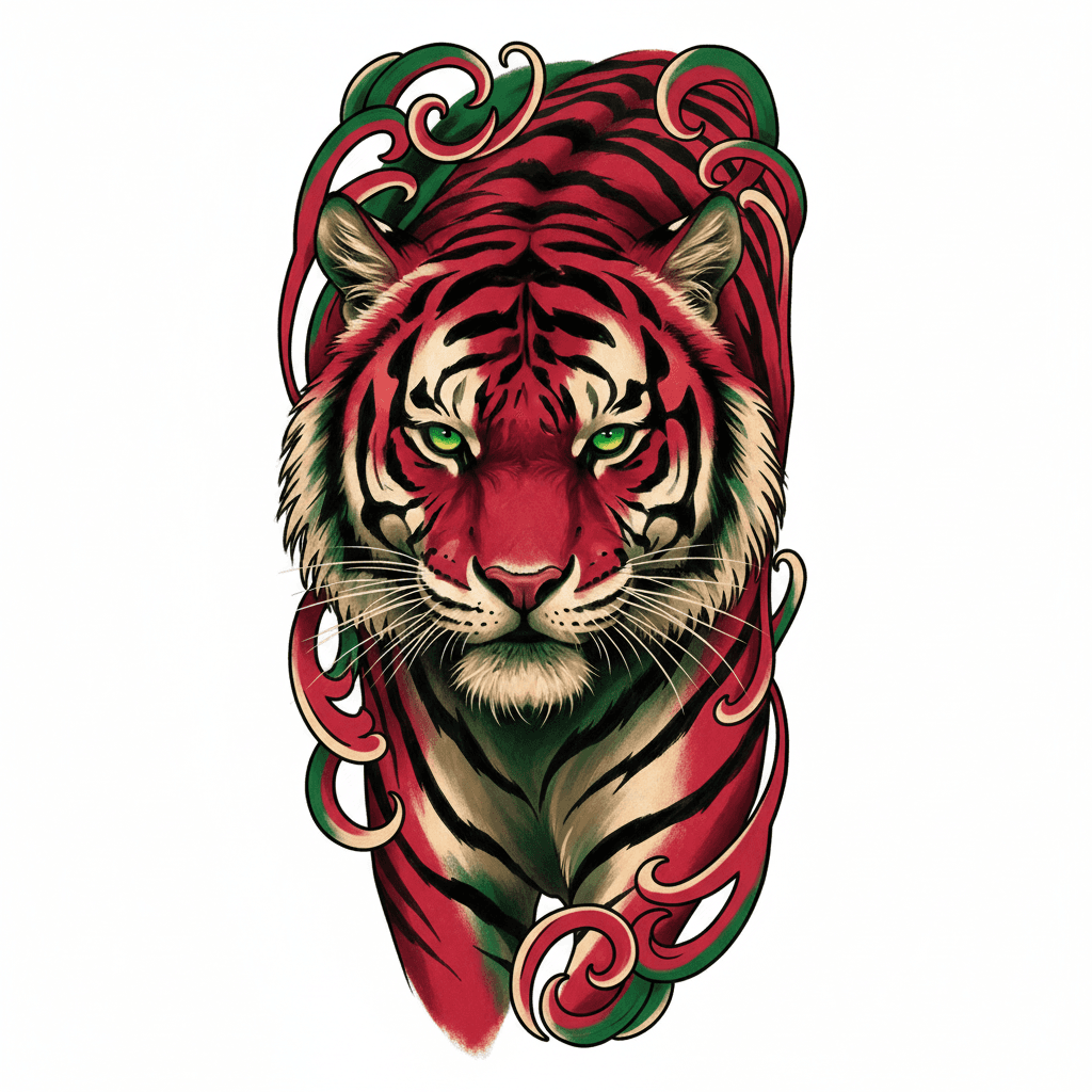 Realism tattoo flash design 21