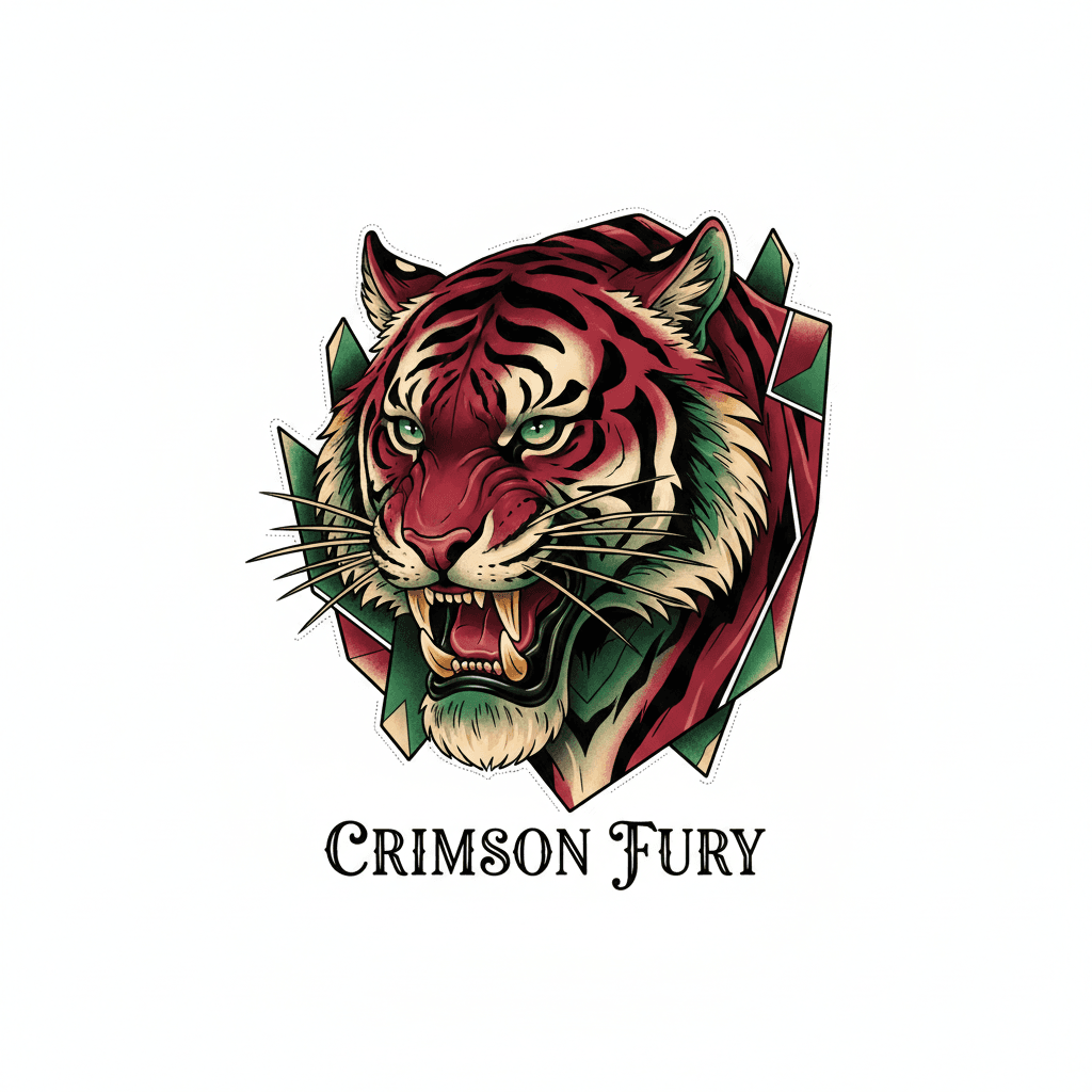 Realism tattoo flash design 24