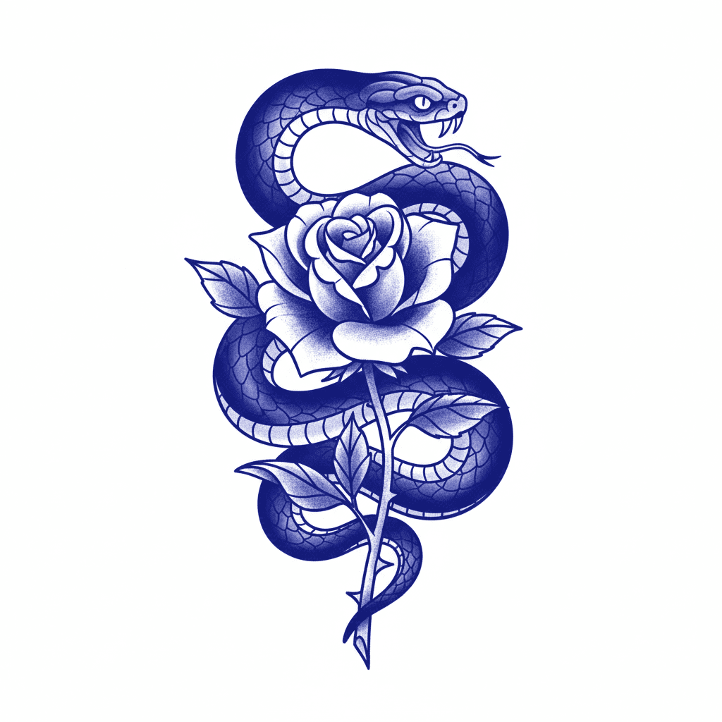 Realism tattoo flash design 65