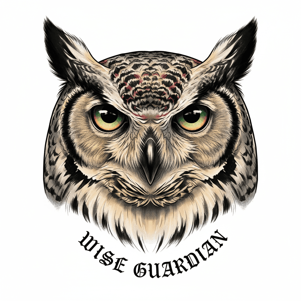 Realism tattoo flash design 99